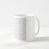 1000 Pi-Nummer| mathematisches Symbol Kaffeetasse (VorderseiteRechts)