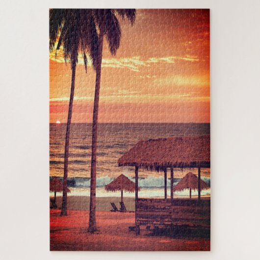 1000 Piece Beach Sunset Jigsaw Puzzle (Vertikal)