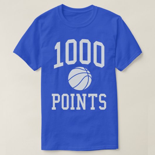 1000 Punkte Basketball Geschenk High School Basket T-Shirt (Design vorne)