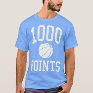 1000 Punkte Basketball Geschenk High School Basket T-Shirt