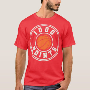 1000 Punkte Basketball-Geschenk High School Basket T-Shirt