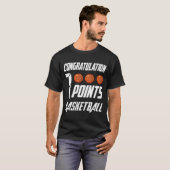 1000 Punkte Basketball Scorer High School Basketba T-Shirt (Vorne ganz)