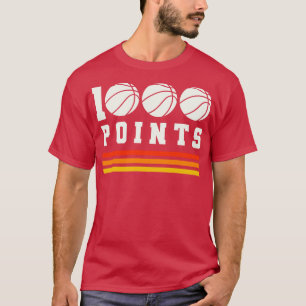 1000 Punkte Basketball Scorer High School Basketba T-Shirt