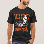 1000 Punkte Basketball Scorer High School Basketba T-Shirt (Vorderseite)