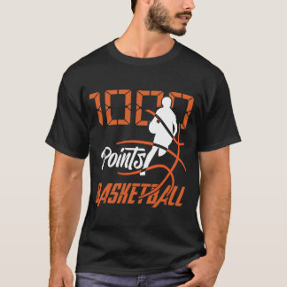 1000 Punkte Basketball Scorer High School Basketba T-Shirt