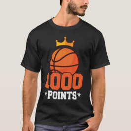 1000 Punkte Basketball Scorer High School T-Shirt