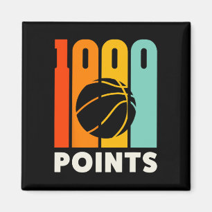 1000 Punkte Bysketbyll Hoch Schule Basketby Magnet