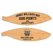 1000 Punkte Individuelle Name, Teamlogo und Jersey Basketball (Panele)