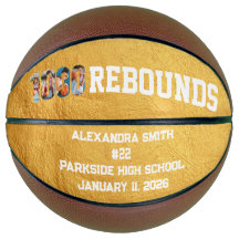 1000 Rebounds Career Milestone Player Team Gold 