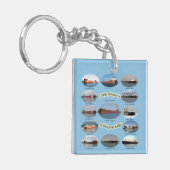 1000 Seitenenden der Great Lakes Schlüsselkette Schlüsselanhänger (Vorderseite links)