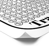 1000 $ Spar Tracker Mason Jar Budget Goal Sheet Poster (Ecke)