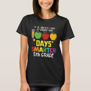 1000 Tage Smarter Fünfter-Klasse-Lehrer 100. T-Shirt