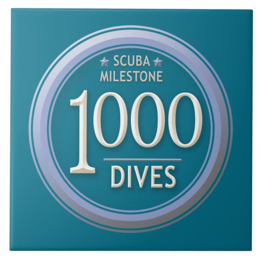 1000 Tauchgänge Fliese (Vorderseite)