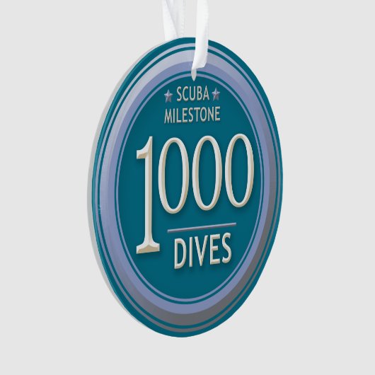 1000 Tauchgänge Ornament (Vorderseite)