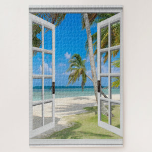 1000-Teile-Küsten-Themen-Strandszene-Einzigartig Puzzle