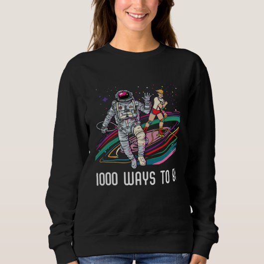 1000 Ways To Bi Bisexual Rainbow Pride Bisexuality Sweatshirt (Vorderseite)