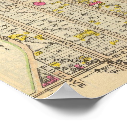 100101 Mt Vernon Poster (Ecke)