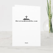 10015 Jesus Christus Kreuzkalkulation Kreuzkalkula Karte (Rückseite)