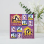 1001 arabische NachtParty Einladung (Stehend Vorderseite)