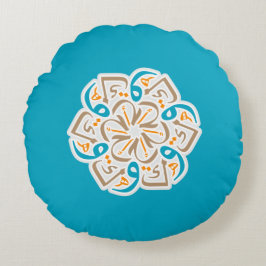 1001 Flowers Rundes Kissen