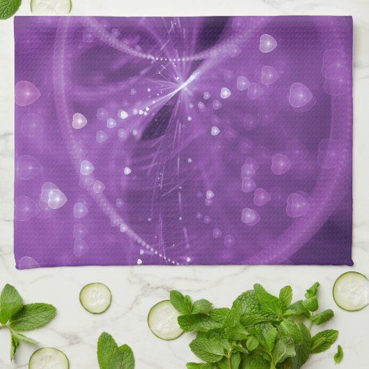 1001 Herz Handtuch (Gefaltet)