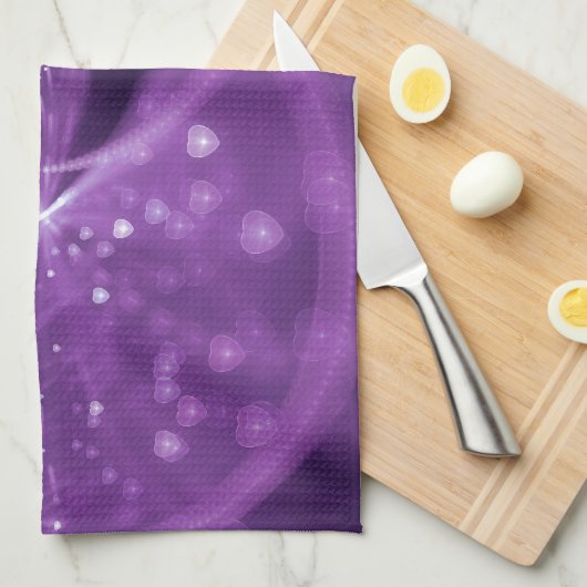 1001 Herz Handtuch (Viertel Falte)