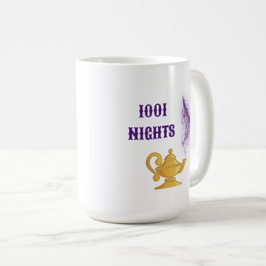 1001 Nächte Aladdin Magic Genie Kaffeetasse (VorderseiteRechts)