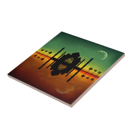 1001 Orientalische Nachtreflexion Fliese (Seite)