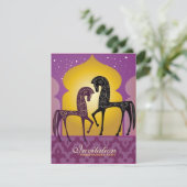 1001 Party Einladung (Stehend Vorderseite)