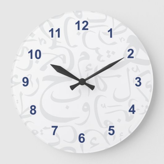 1001 Tage Große Wanduhr (Vorderseite)