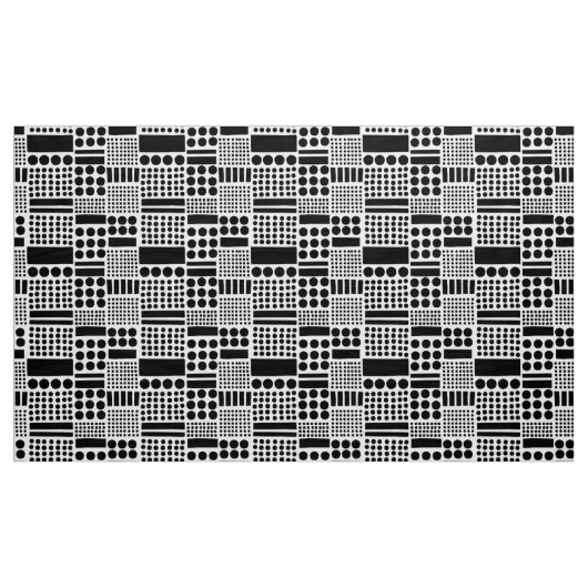 100416 - Schwarz auf Weiß Stoff (Yard (91,4 cm))