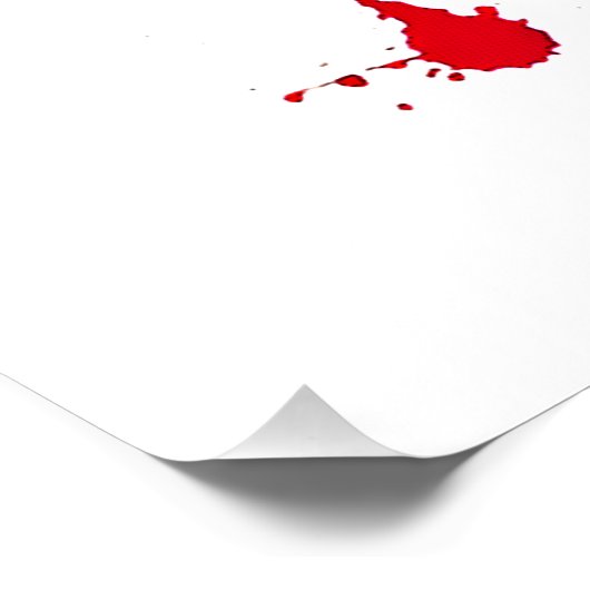 1005 Groovy Rainbow Inkblot Poster (Ecke)