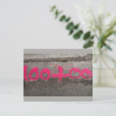 100+00 Umfrage/Baustelle - Postkarte (Stehend Vorderseite)
