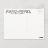 100+00 Umfrage/Baustelle - Postkarte (Rückseite)