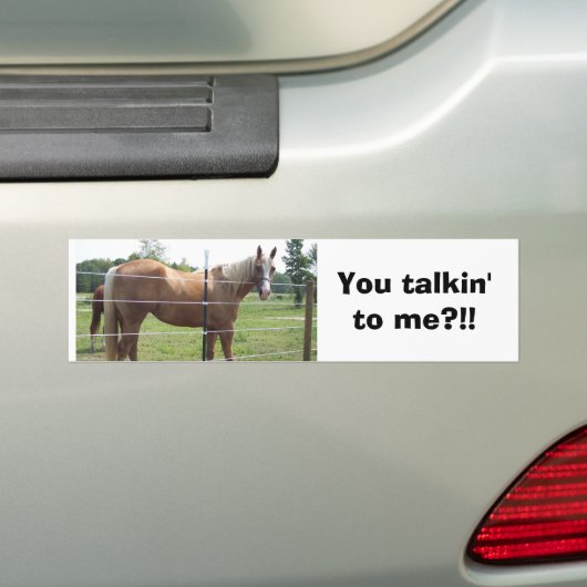 100_0415, Sie talkin zu mir?!! Autoaufkleber (Auf Auto)
