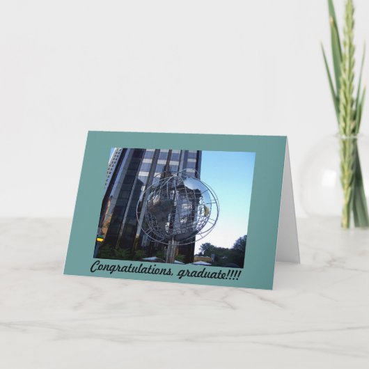 100_2120, Glückwünsche, Absolvent!!!! Karte (Vorderseite)