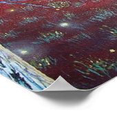 100_3627, Tanzen mit Feuerwerken Poster (Ecke)