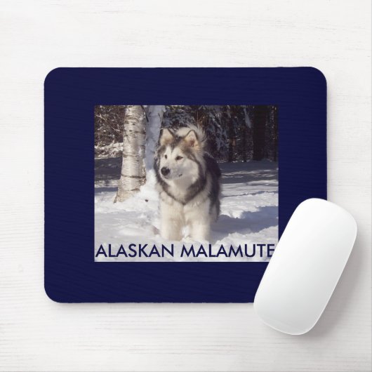 100_5815, ALASKISCHER MALAMUTE MOUSEPAD (Mit Mouse)