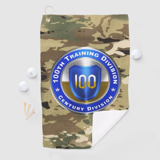 100. Abteilung Ausbildung Golfhandtuch (Insitu)