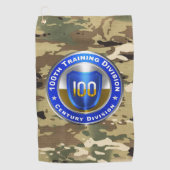 100. Abteilung Ausbildung Golfhandtuch (Vorderseite)