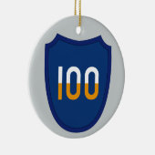 100. Abteilung Ausbildung Keramikornament (Rechts)