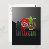 [100] Afghanistan: COA, Flag & Karte (Vorne/Hinten)