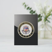 [100] AG Corps Regionale Insignien [3D] Postkarte (Stehend Vorderseite)