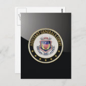 [100] AG Corps Regionale Insignien [3D] Postkarte (Vorne/Hinten)