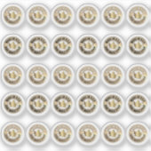 100% Ahornsirup Red Sugar Maple Mini Sticker 2/3" (Vorderseite)