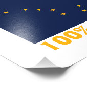 100 % ALASKAN FOTODRUCK (Ecke)