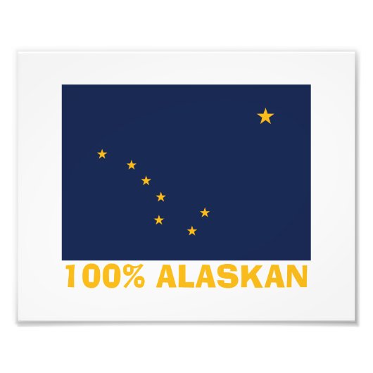 100 % ALASKAN FOTODRUCK (Vorne)