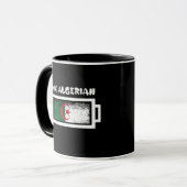 100 % algerische Flagge Tasse (Vorderseite Links)