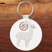 100% Alpaka Schlüsselanhänger (Vorderseite)