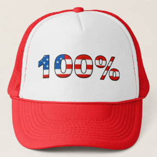 100 % American Ball Cap Trucker Cap Hat Truckerkappe